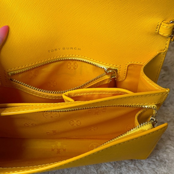 Tory Burch Lemon Drop Emerson Combo Crossbody Bag - Picture 4 of 14